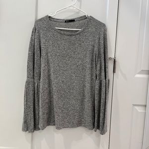 Nordstrom Gibson Bell-Sleeved Long-Sleeve Top